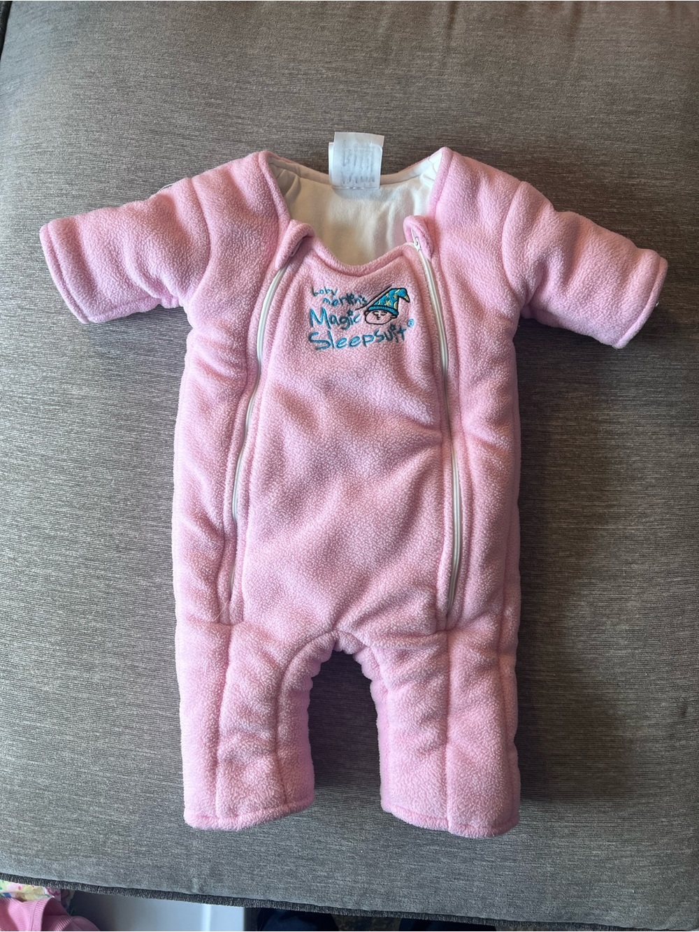 Magic Merlin’s Sleepsuit Cozy Pink Fleece One-Piece for Babies